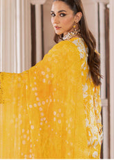Al-Zohaib Sunshine Bloom Schiffli Embroidered Lawn Suits with Embroidered Chikankari Schiffli Dupatta Unstitched 3 Piece AZS25SB S-06- Summer Collection